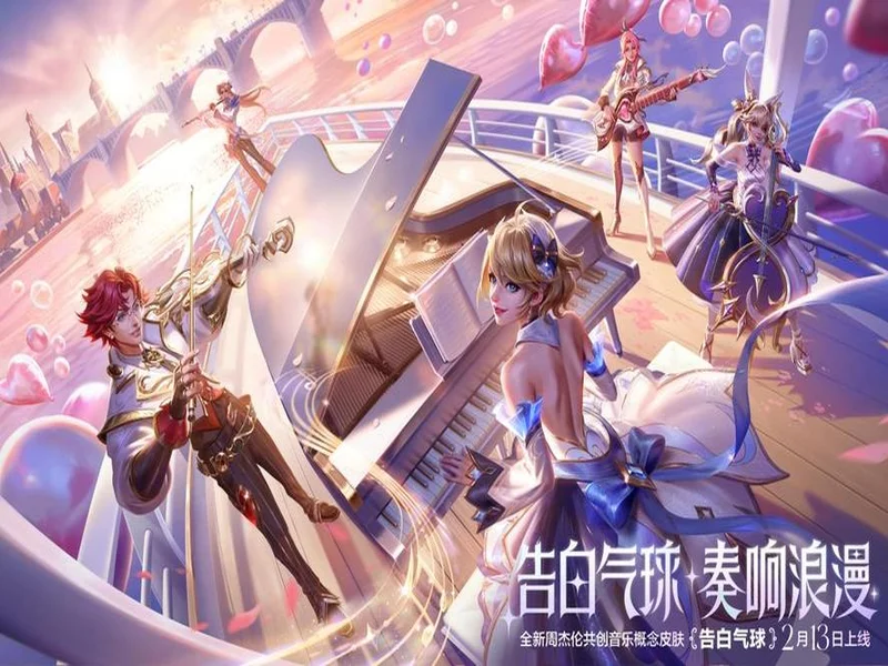 在峡谷奏响浪漫！《英雄联盟手游》携手周杰伦推出告白气球系列皮肤！